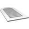 Ekena Millwork Round Top Surface Mount PVC Gable Vent: Functional, w/ 3-1/2"W x 1"P Standard Frame, 20"W x 40"H GVPRT20X4001SF - alternate 2